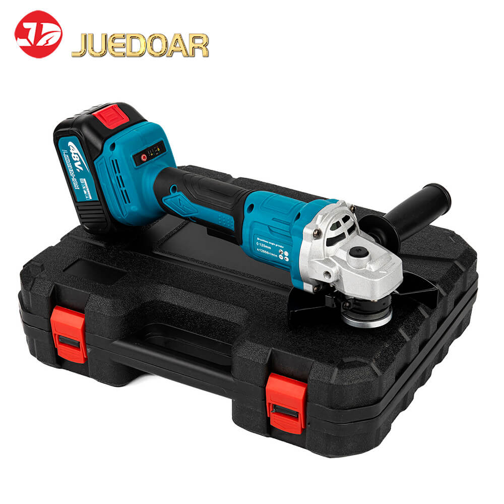 20V Cordless Brushless Angle Grinder- 4.0Ah Battery for Metal Grinding