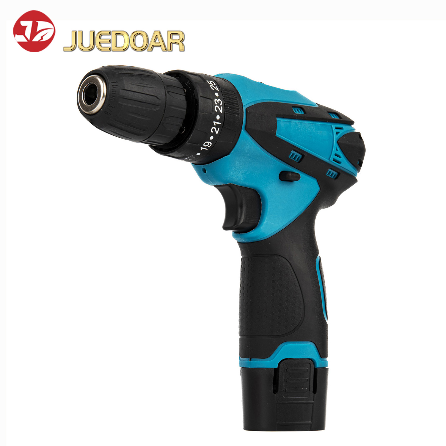 12V Lithium-Ion Drill, Multi-Function Cordless Drill for Home Use, Reversible Speed-Adjustable Electric Screwdriver
