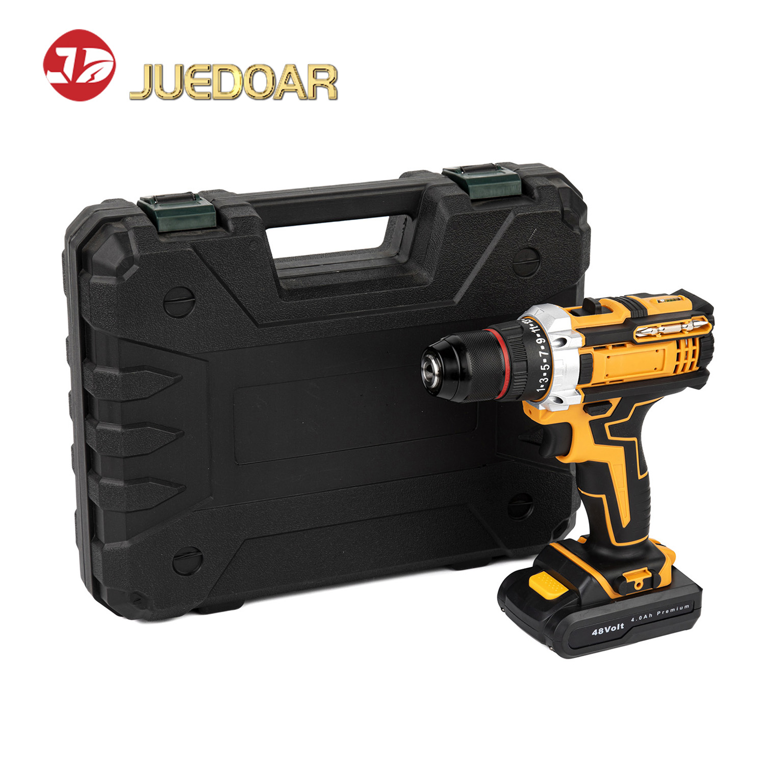 20V Lithium-Ion Drill, Multi-Function Cordless Drill for Home Use, Reversible Speed-Adjustable Electric Screwdriver