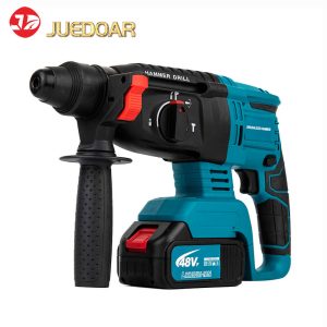 20V MAX Brushless Cordless Rotary Hammer 2.7J 26mm Concrete SDS Plus with 2x 4.0Ah Batteries