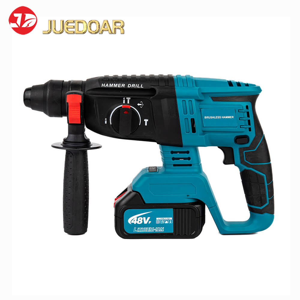 20V MAX Brushless Cordless Rotary Hammer 2.7J 26mm Concrete SDS Plus with 2x 4.0Ah Batteries