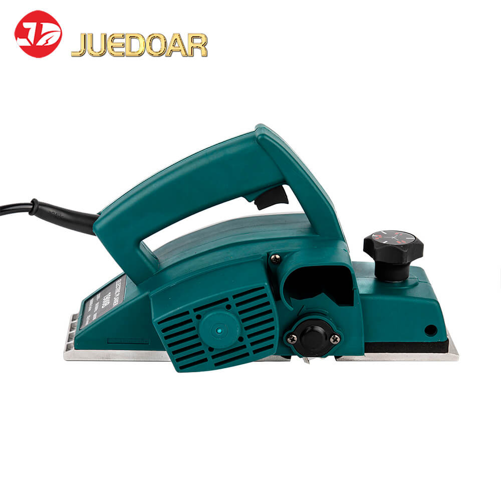 Corded Portable Electric Planer-550W Powerful Motor 82mm Cutting Width-DIY Electric Planer for Home Projects Lightweight & Portable Woodworking Tool