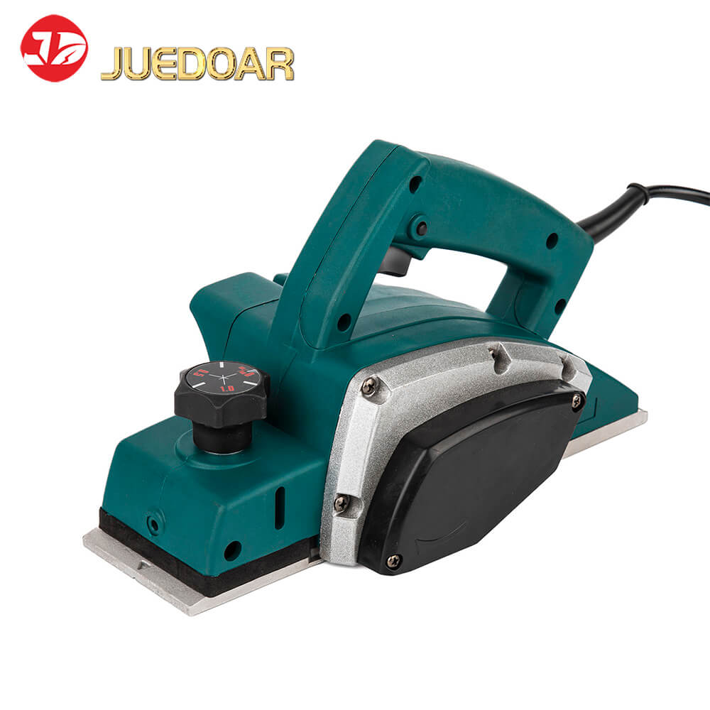 Corded Portable Electric Planer-550W Powerful Motor 82mm Cutting Width-DIY Electric Planer for Home Projects Lightweight & Portable Woodworking Tool