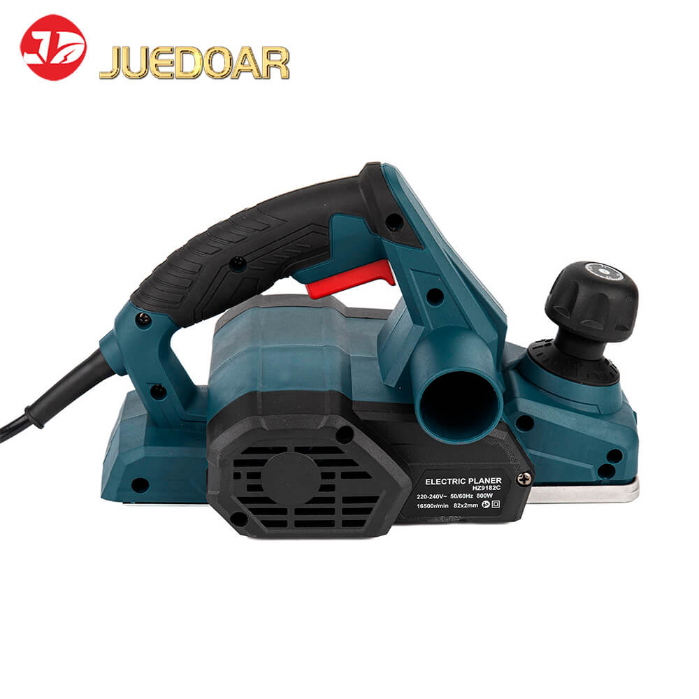 Corded Portable Electric Planer-800W Powerful Motor 82mm Cutting Width-DIY Electric Planer for Home Projects Lightweight & Portable Woodworking Tool