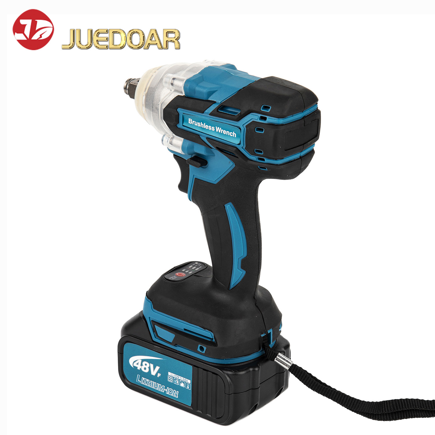 20V Brushless Impact Wrench + 380Nm + 1/2” + 2 Batteries + Built for Auto Repair