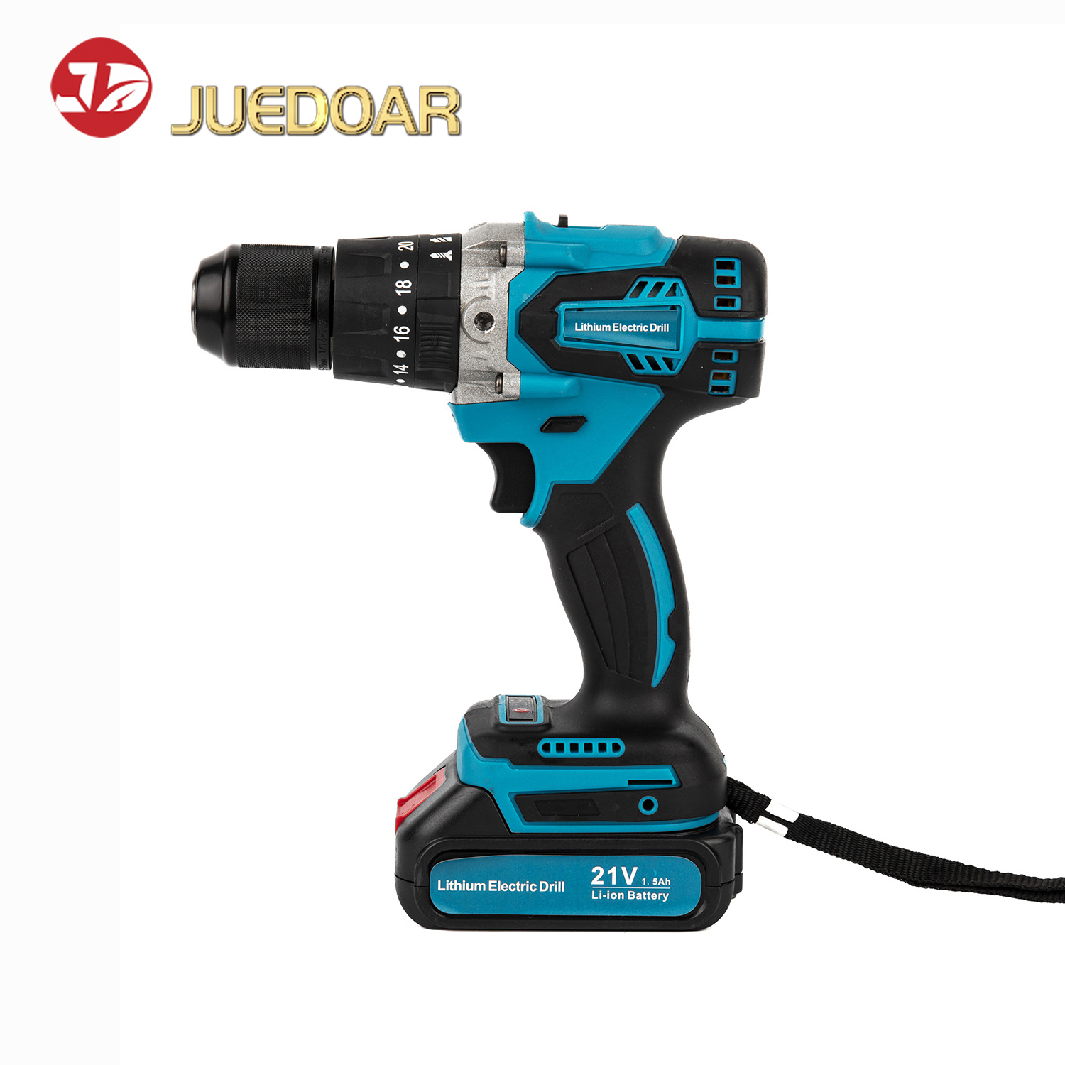 20V Wireless Brushless Lithium Drill - Powerful Impact Function, Perfect for Home Use