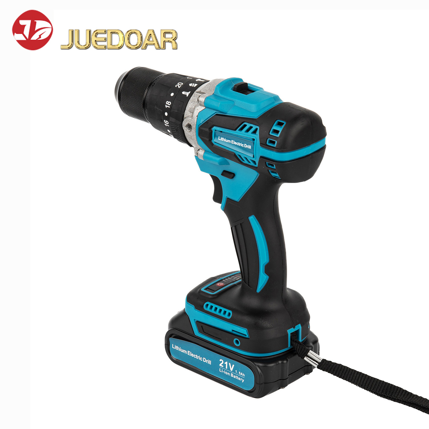 20V Wireless Brushless Lithium Drill - Powerful Impact Function, Perfect for Home Use
