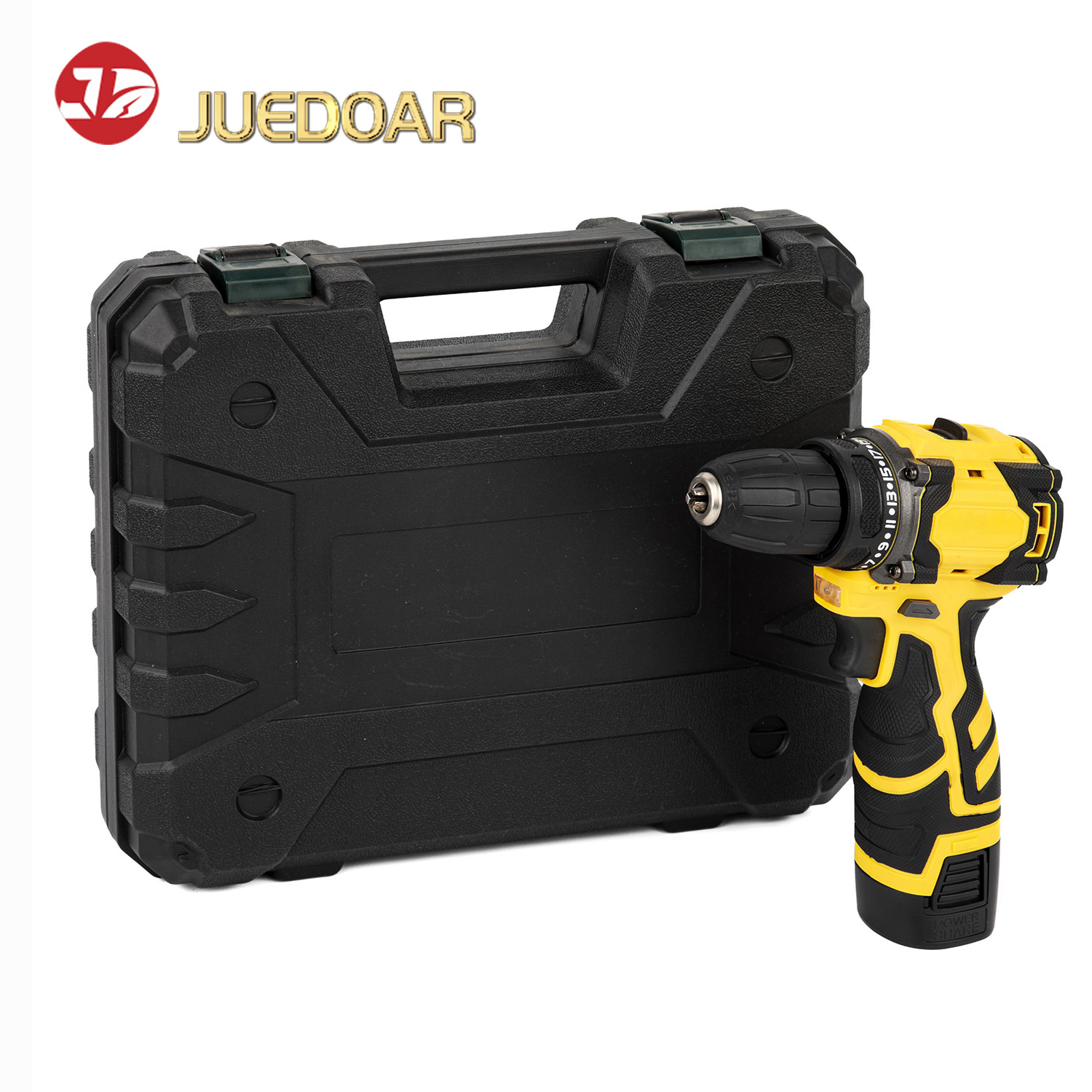 16.8V Brushless Lithium-Ion Drill, Multi-Function Cordless Drill for Home Use, Reversible Speed-Adjustable Electric Screwdriver